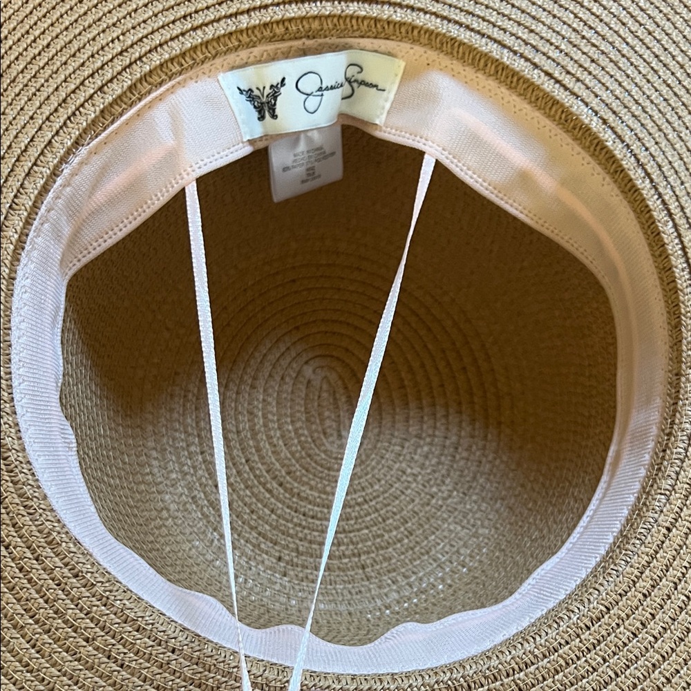 NWT Jessica Simpson Tan Sun Hat - Picture 7 of 9